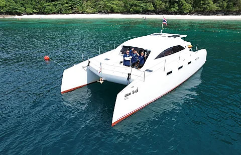 Hot Billy — 39ft Stealth - Asia Catamarans Power Catamaran Charter Phuket