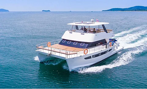 Power Buddy — 46ft Custom Build Power Catamaran Charter Phuket