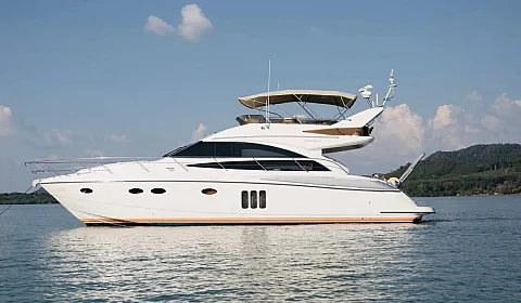  Nong Som | 54ft Princess Yacht | Charter Yacht in Phuket