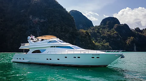  Hagia Sophia | 82ft Ferretti | Charter Yacht in Phuket